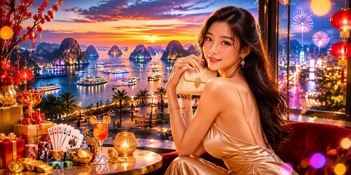 Trò chơi bài tại Hạ Long Bay kết hợp khung cảnh thiên nhiên hùng vĩ Việt Nam