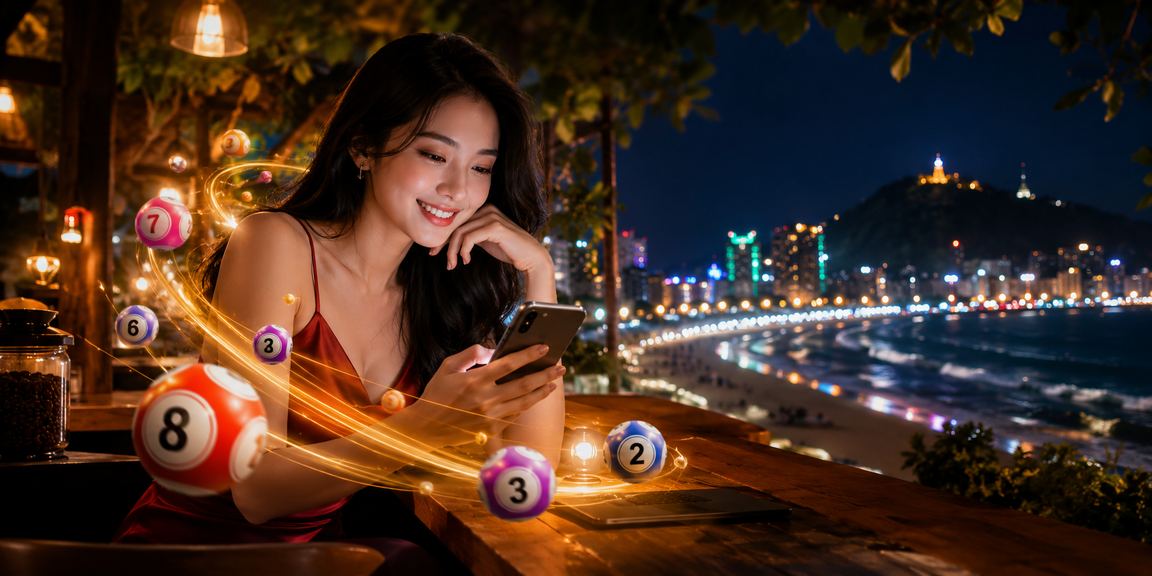 Người chơi xổ số và cà phê tại Vũng Tàu theo dõi kết quả và thực hiện giao dịch trực tuyến